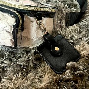 Clear adjustable fanny pack New never used